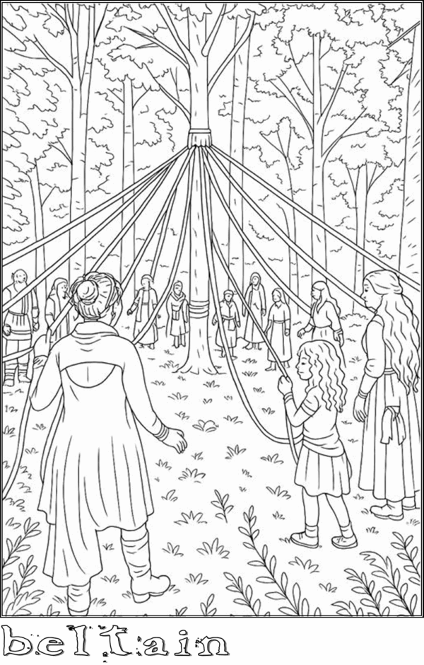 Heart of Yew Colouring Book 2025 Vol.1 beltain Heart of Yew Colouring Book - Vol. I - 2025