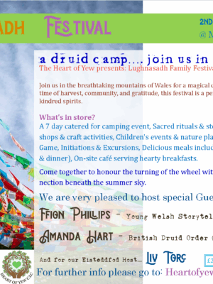 Beltain - A Druid Retreat 2025 - Full Event